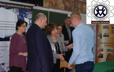 Stypendia dla uczniów klasy patronackiej w Zespole Szkół Mechanicznych w Grudziądzu od Hydro-Vacuum S.A 