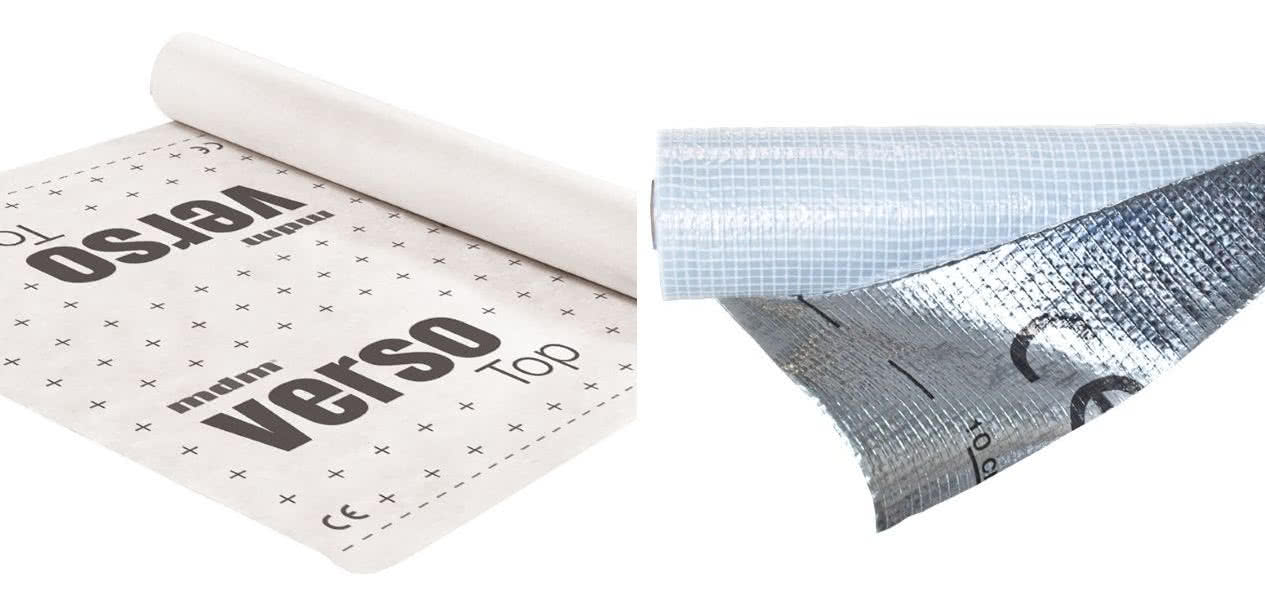 Folia paroizolacyjna MDM® VERSO TOP oraz MDM® VERSO REFLEX . fot. mdm®NT Folia paroizolacyjna MDM® VERSO TOP oraz MDM® VERSO REFLEX . fot. mdm®NT